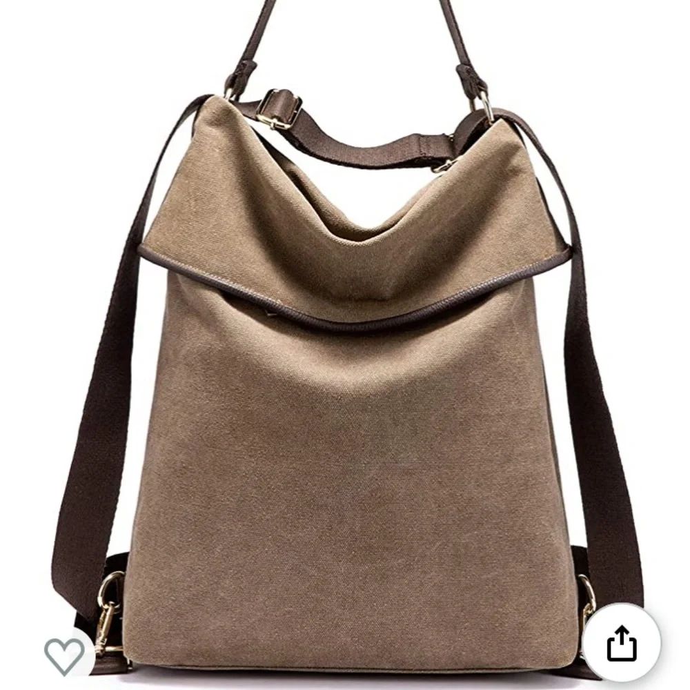 Multifunction/Convertible Canvas Bag or Backpack - Picture 6 of 11
